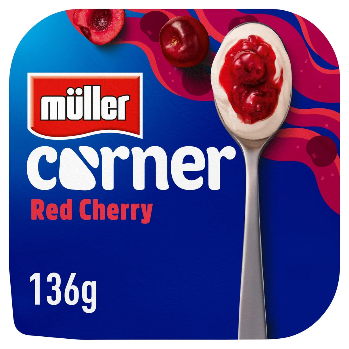 Muller Corner Red Cherry Yogurt 136g