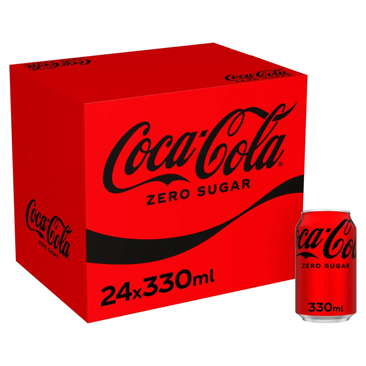 Coca-Cola Zero Sugar Cans 24 x 330ml