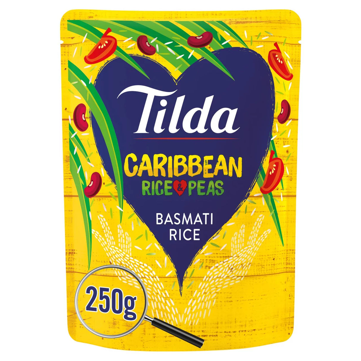 Tilda Microwave Caribbean Rice and Peas Basmati 250g