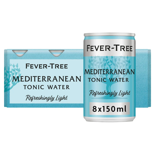 Fever-Tree Light Mediterranean Tonic Cans 8 x 150ml
