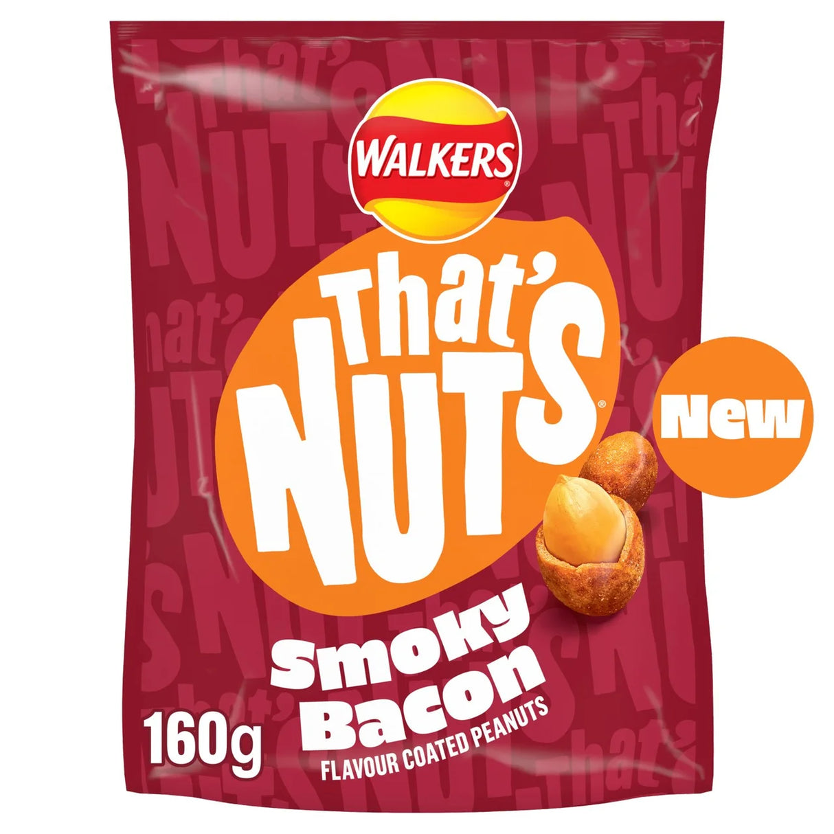 Thats Nuts Walkers Smoky Bacon 160g