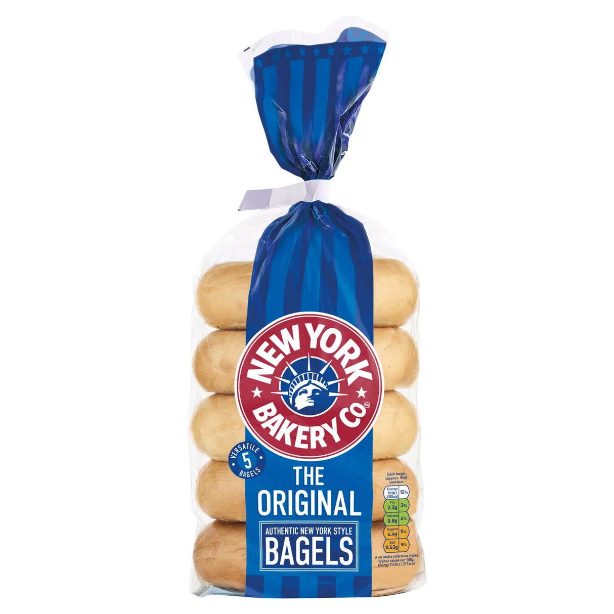 New York Bakery Co. Original Bagels 5 Pack 5 per pack