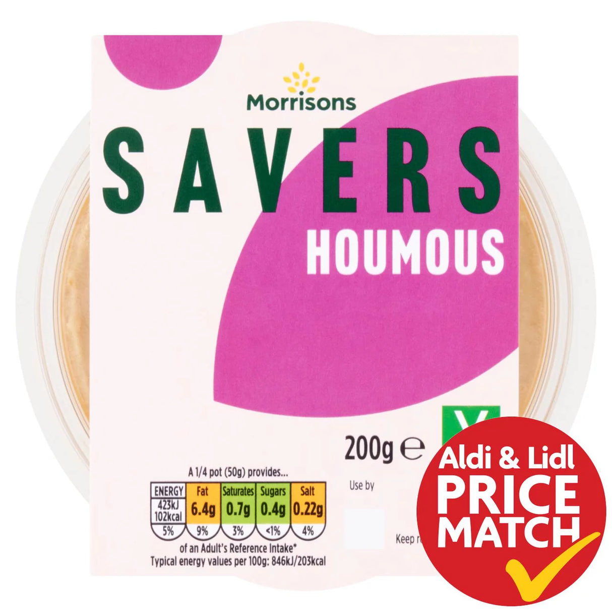 Morrisons Savers Houmous 200g