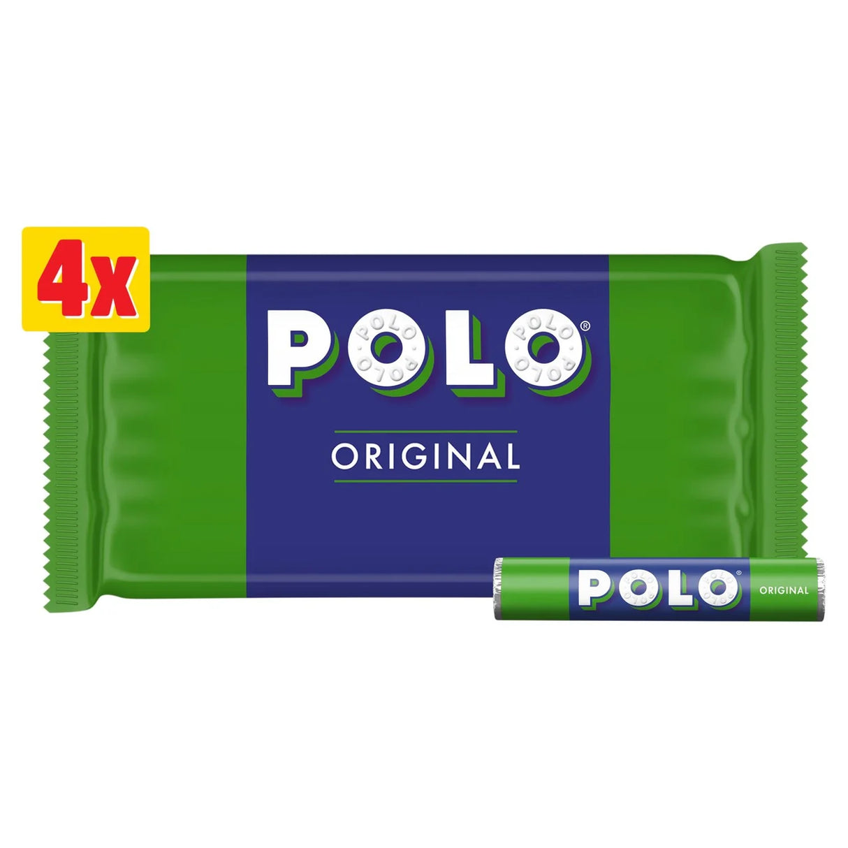 Polo Original Mint Tube Multipack 4 Pack 136g