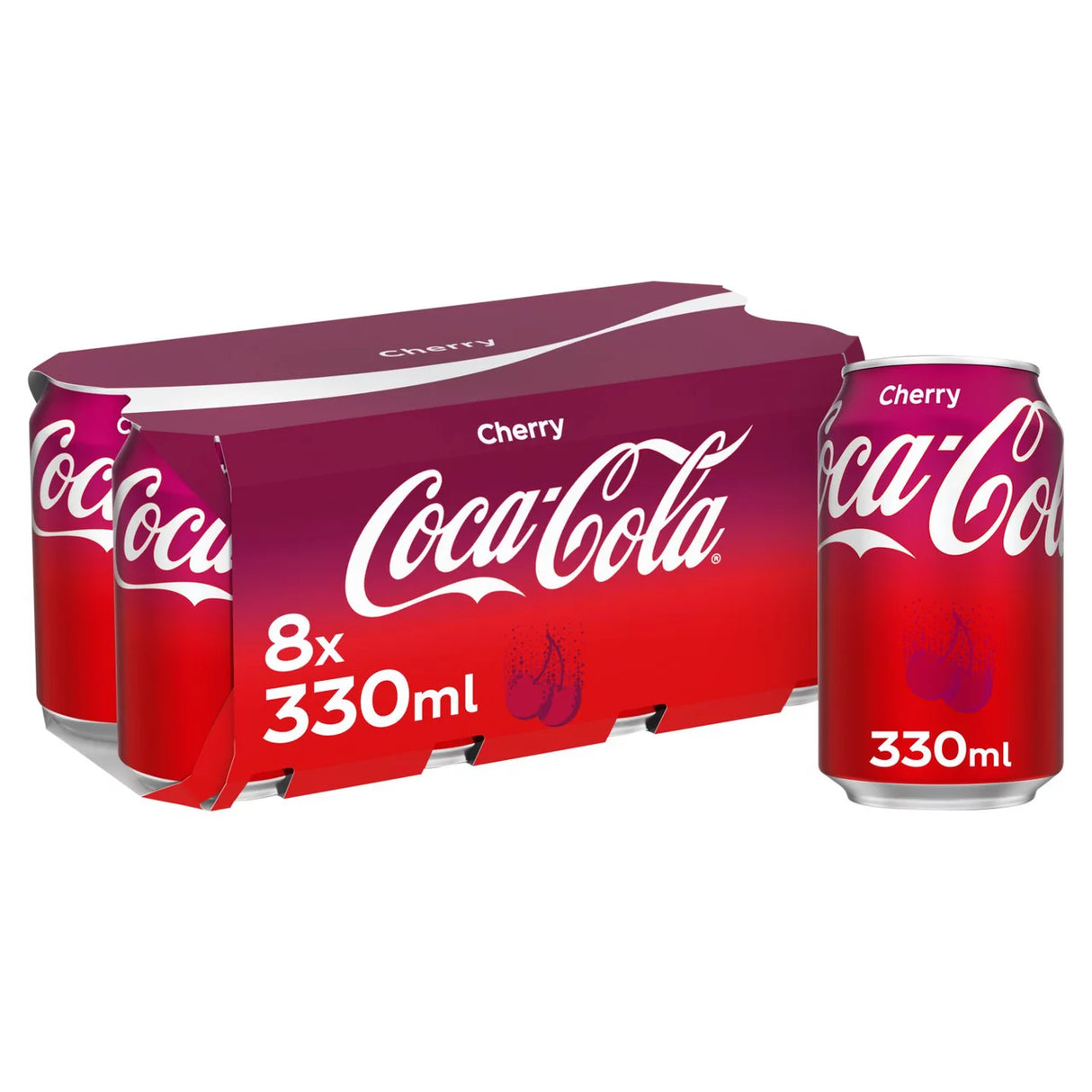 Coca-Cola Cherry Cans 8 x 330ml