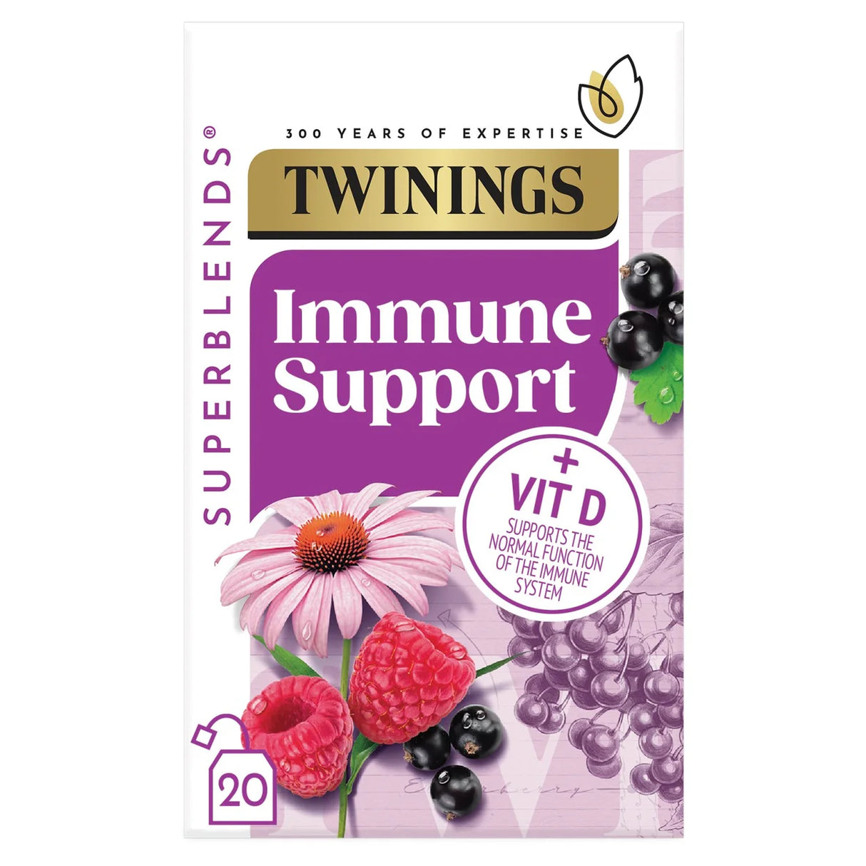 Twinings Superblends Immune 20 Tea Bags 40g