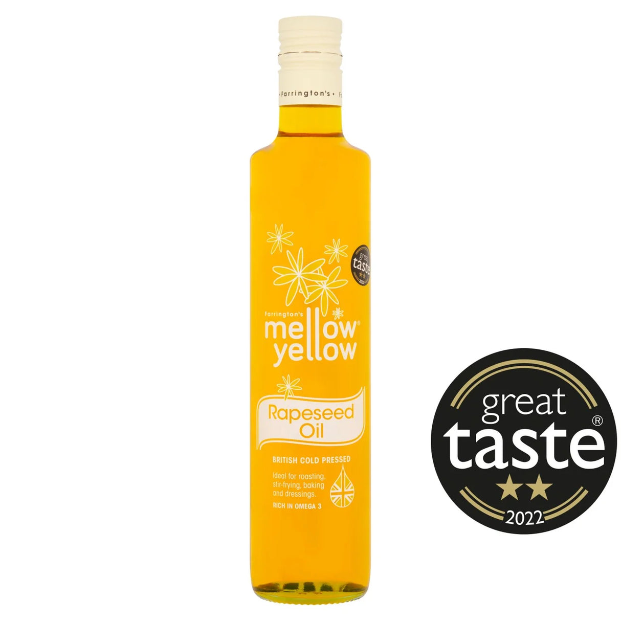 Farringtons Mellow Yellow Cold Pressed Rapeseed Oil 250ml