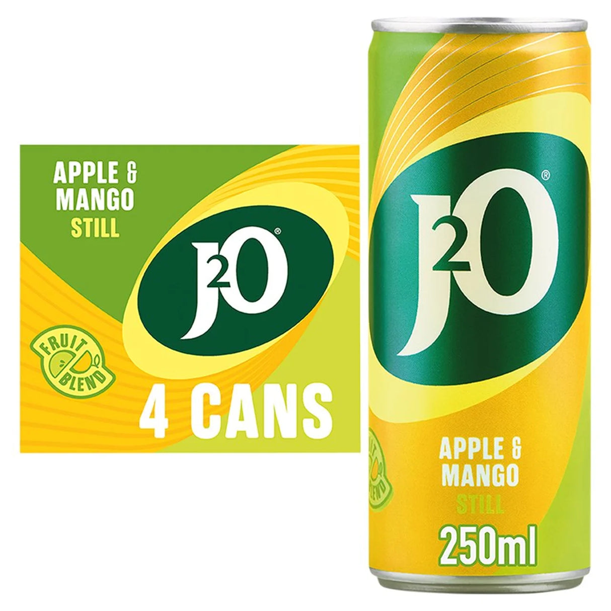 J2O Apple & Mango Cans 4x250ml