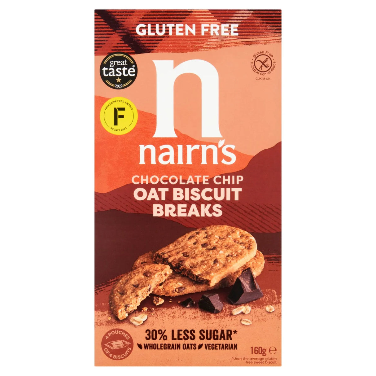 Nairn's Gluten Free Choc Chip Biscuits 160g