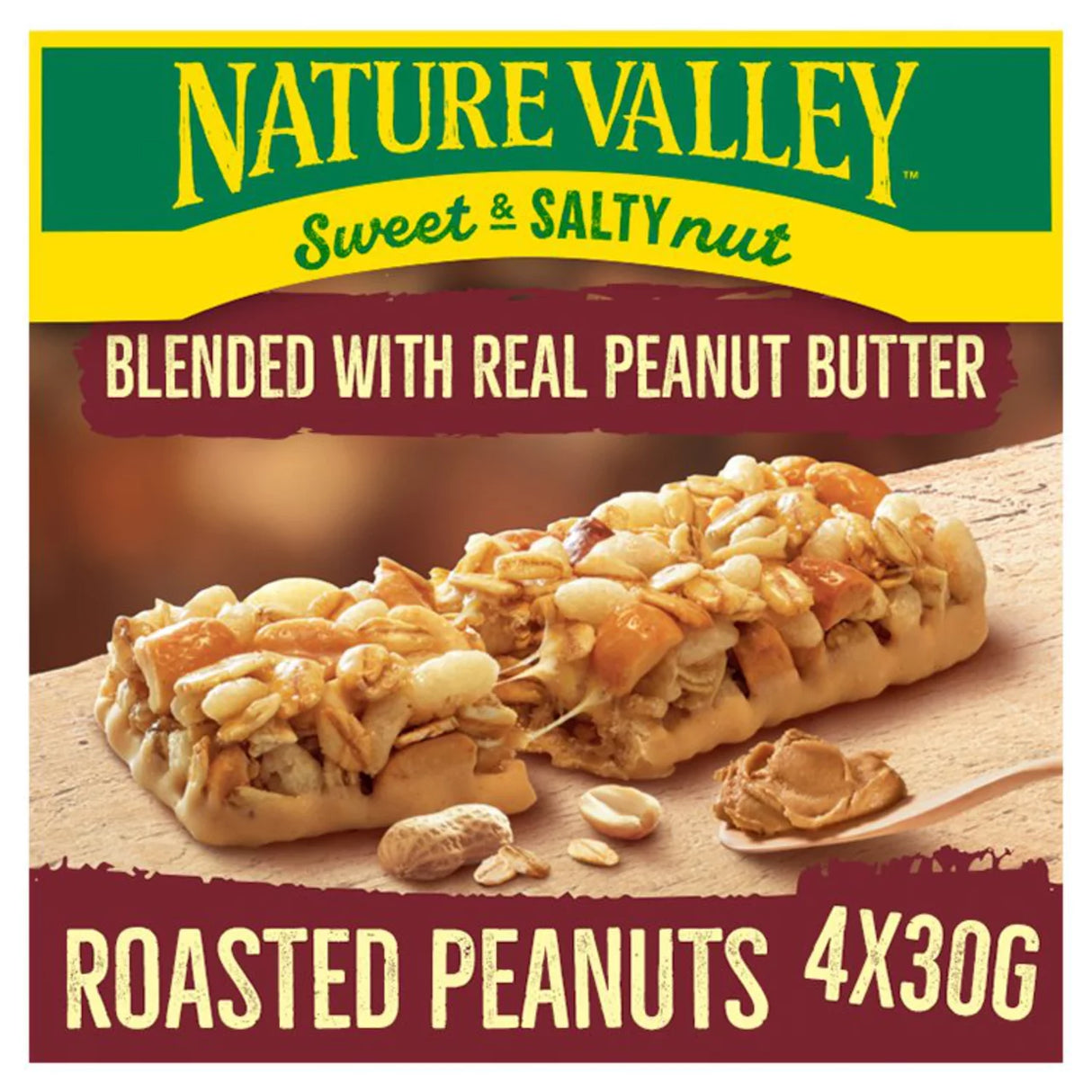 Nature Valley Sweet & Salty Nut Roasted Peanut Bars 4 x 30g