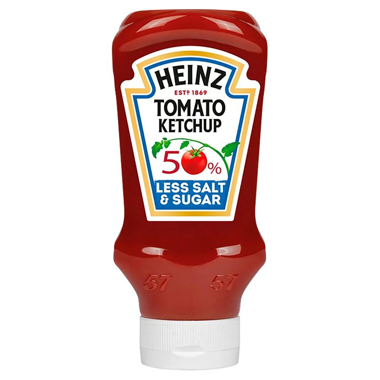 Heinz Tomato Ketchup 50% Less Sugar And Salt 605ml
