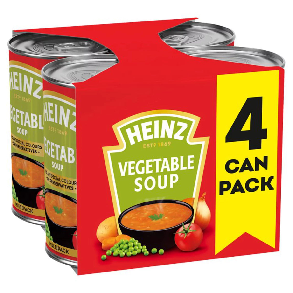 Heinz Classic Vegetable Soup 4 Pack x 400g