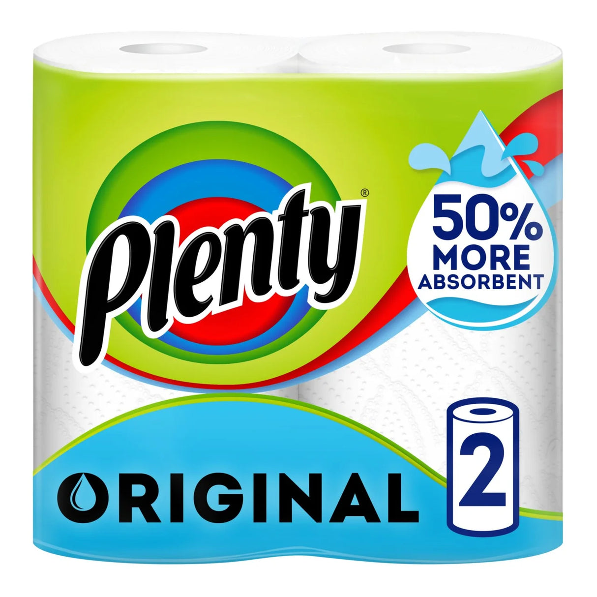 Plenty Decorated Kitchen Roll 200 sheets