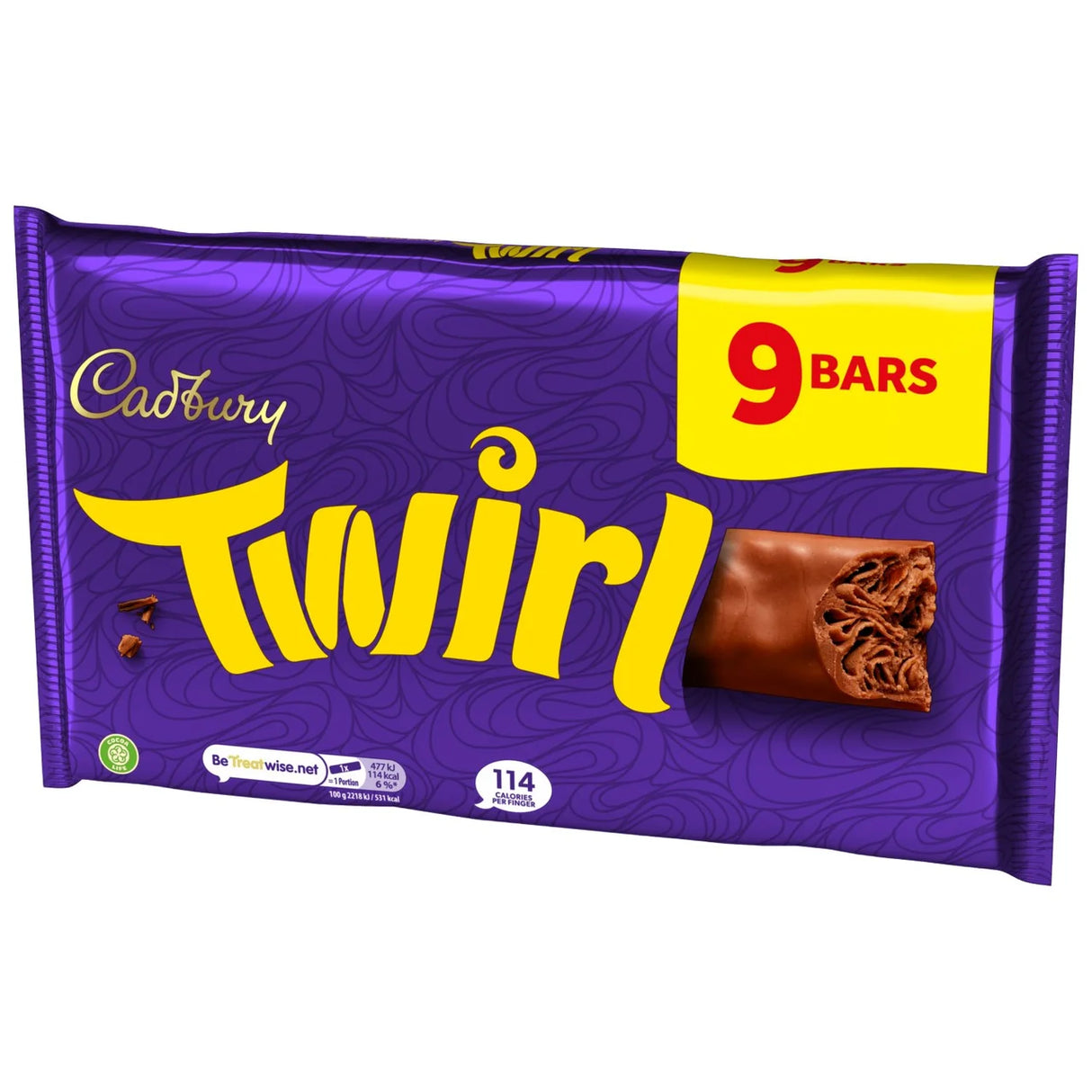Cadbury Twirl Chocolate Bar Multipack 9x19.5