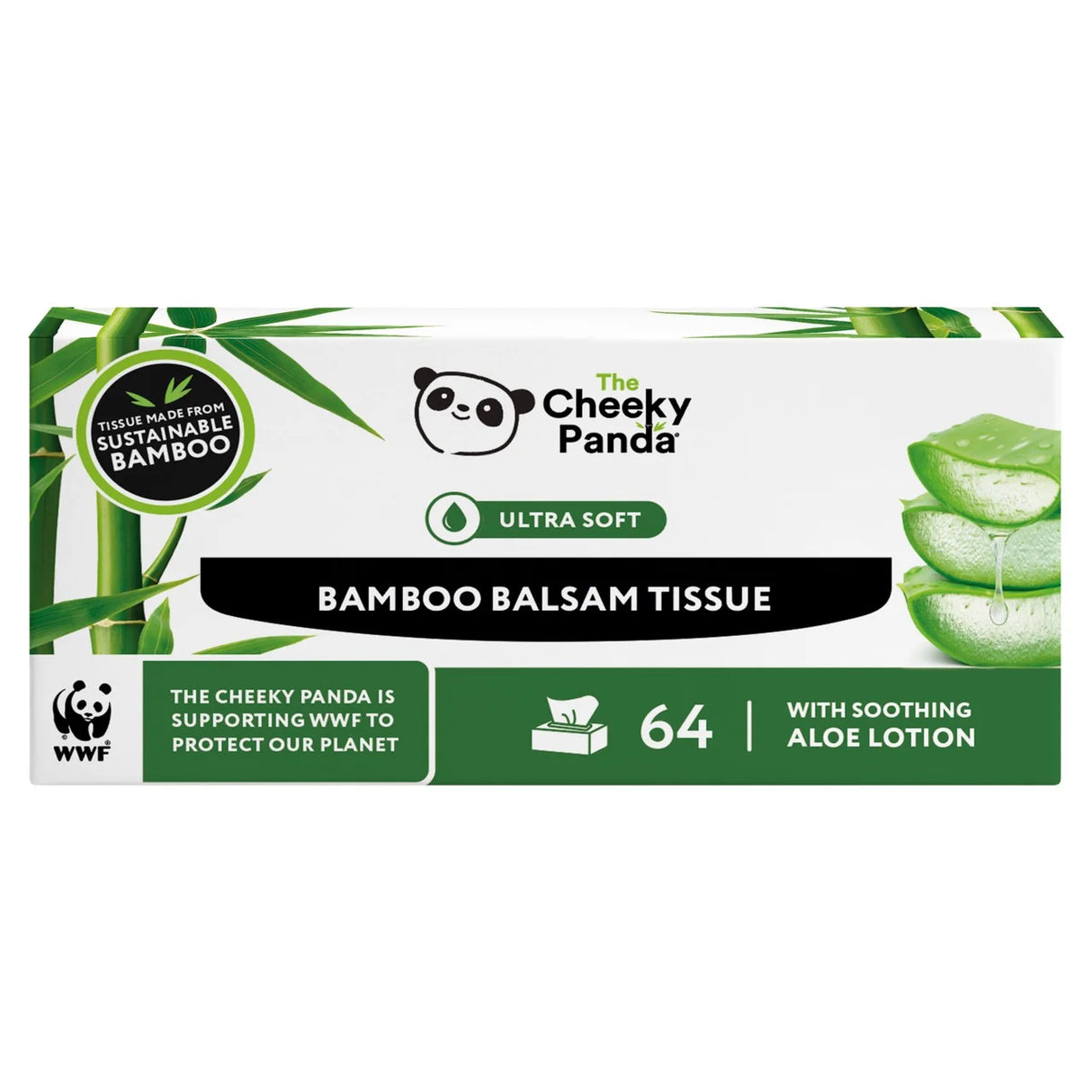 The Cheeky Panda Bamboo Balsam Tissue 64 per pack