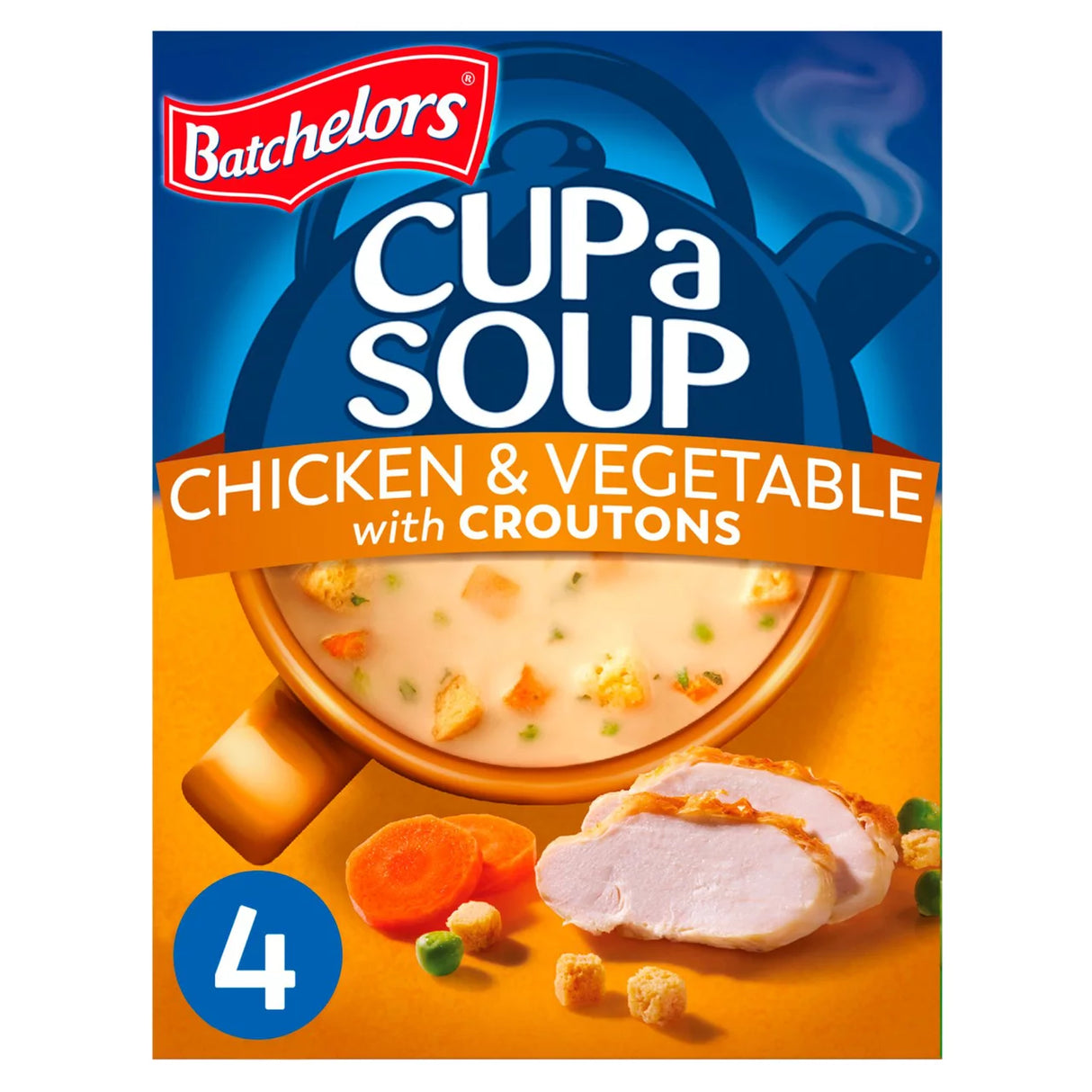 Batchelors Cup a Soup Chicken & Vegetable with Croutons 4 Sachets 110g