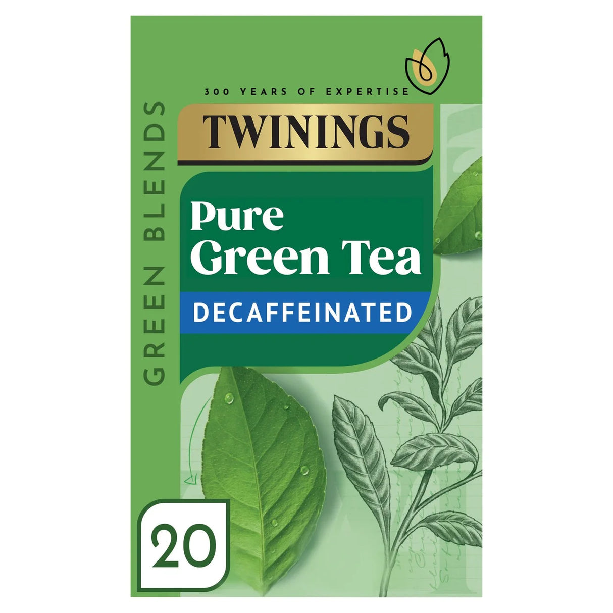 Twinings Decaffeinated Green Tea Bags 20s 35g