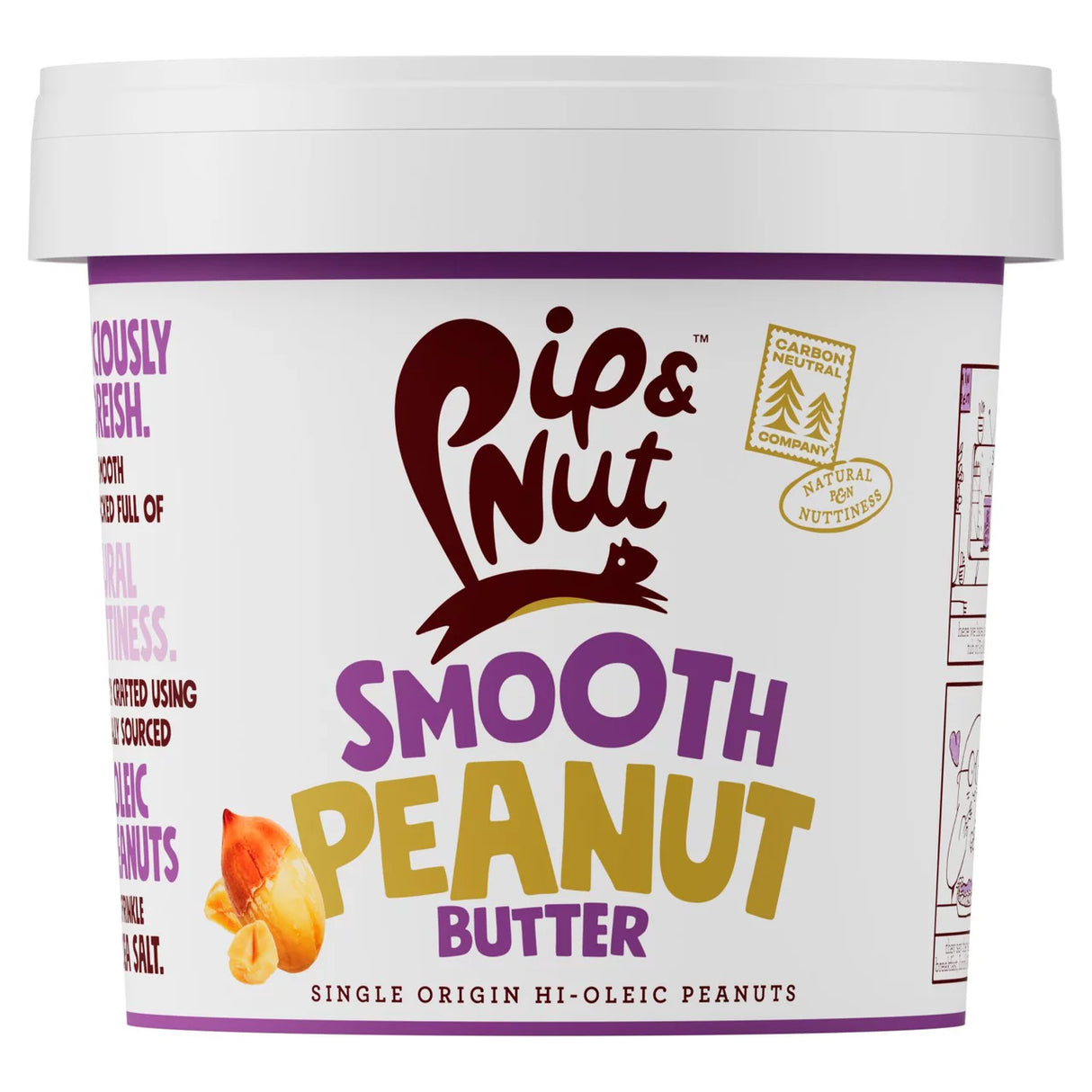 Pip & Nut Smooth Peanut Butter 1kg
