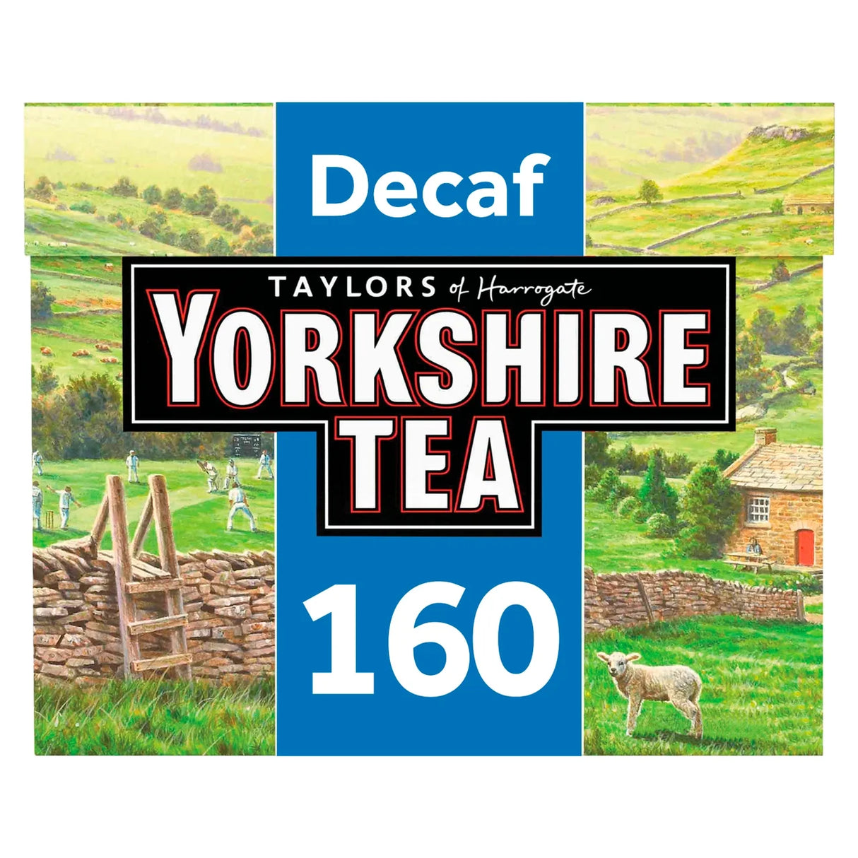 Decaffeinated Yorkshire Tea Bags 160PK 500g
