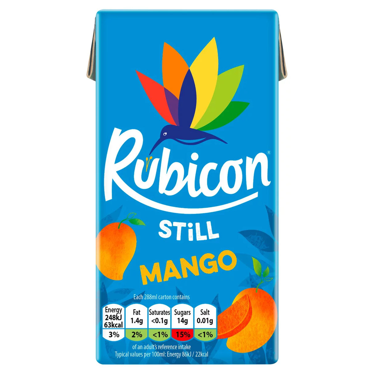 Rubicon Still Mango Drink Carton 288ml