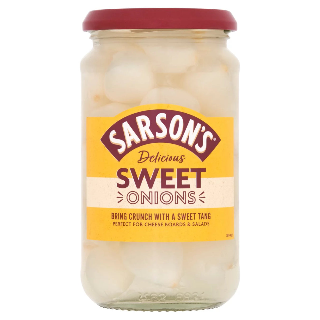 Sarson's Sweet And Mild Silverskin Onions (460g) 460g