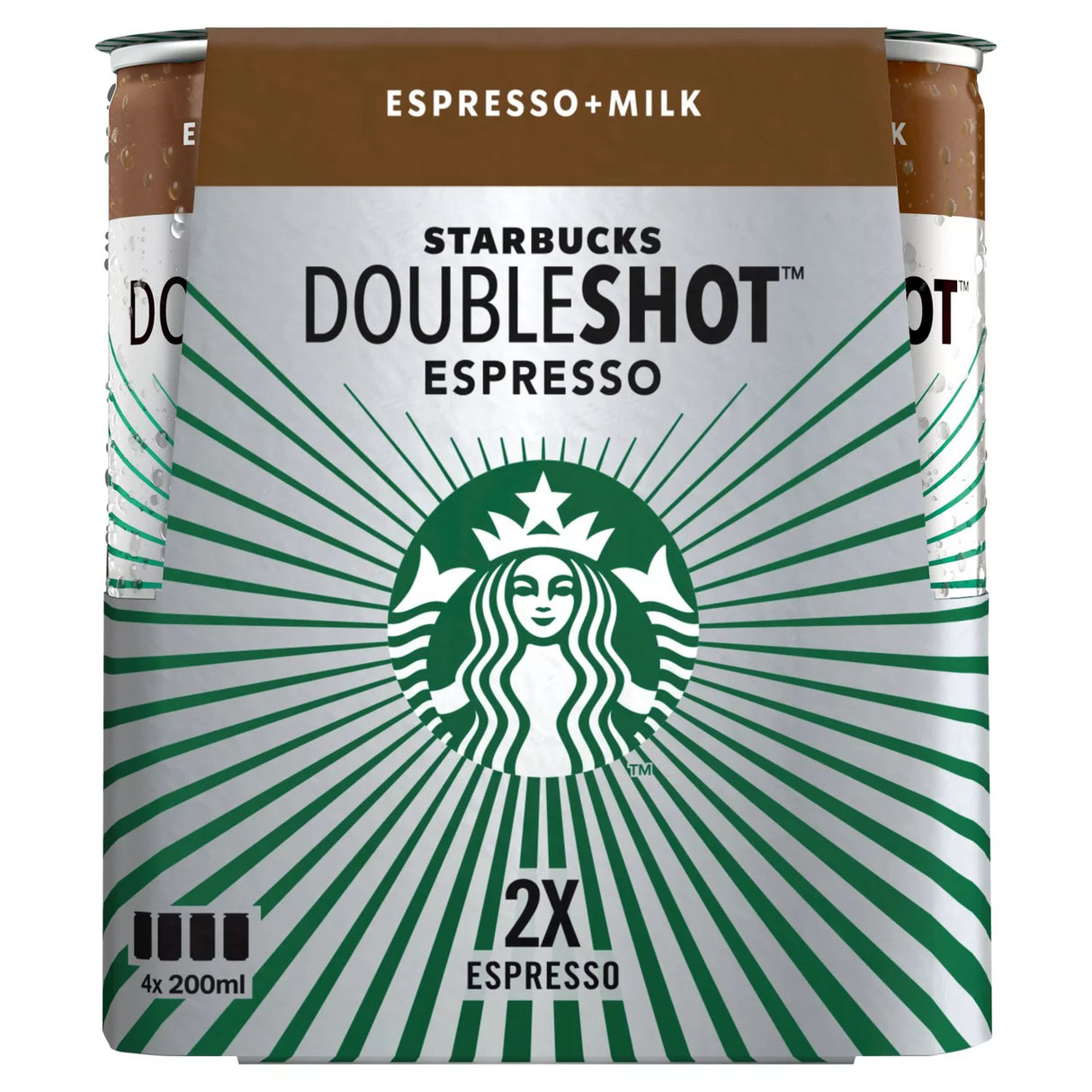 Starbucks Doubleshot Espresso Iced Coffee x4