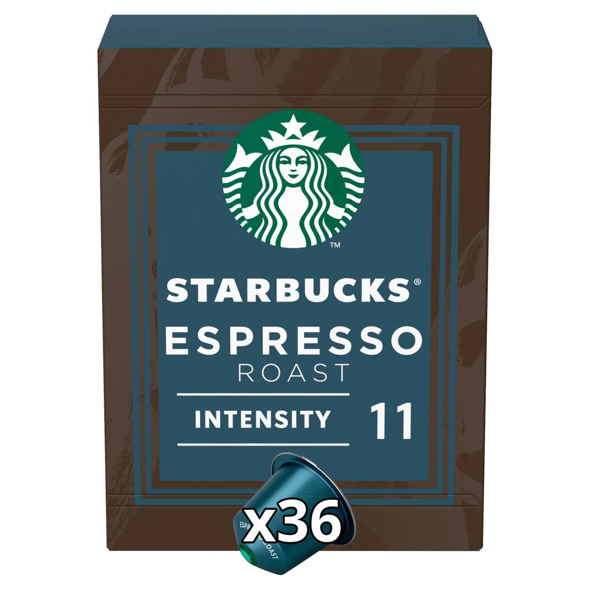 Starbucks By Nespresso Dark Espresso Roast Coffee 36 Pods 202g