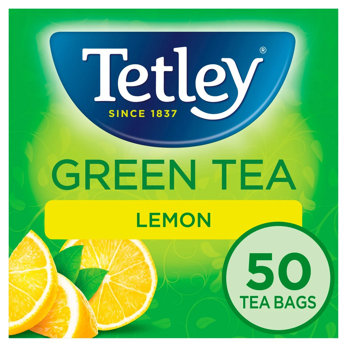 Tetley Green & Lemon Tea Bags 50s 100g