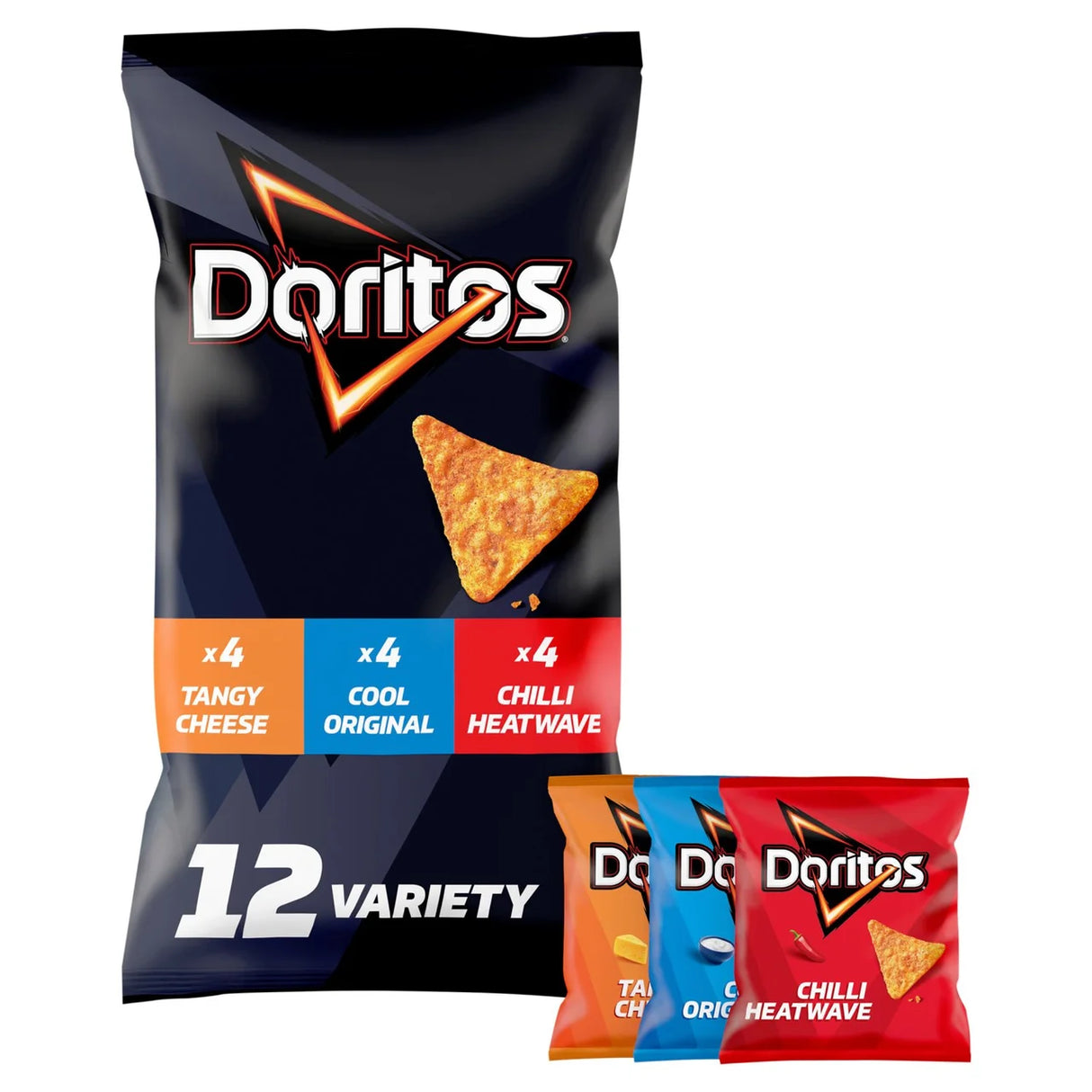 Doritos Variety Tortilla Chips Multipack Crisps 12 x 30g