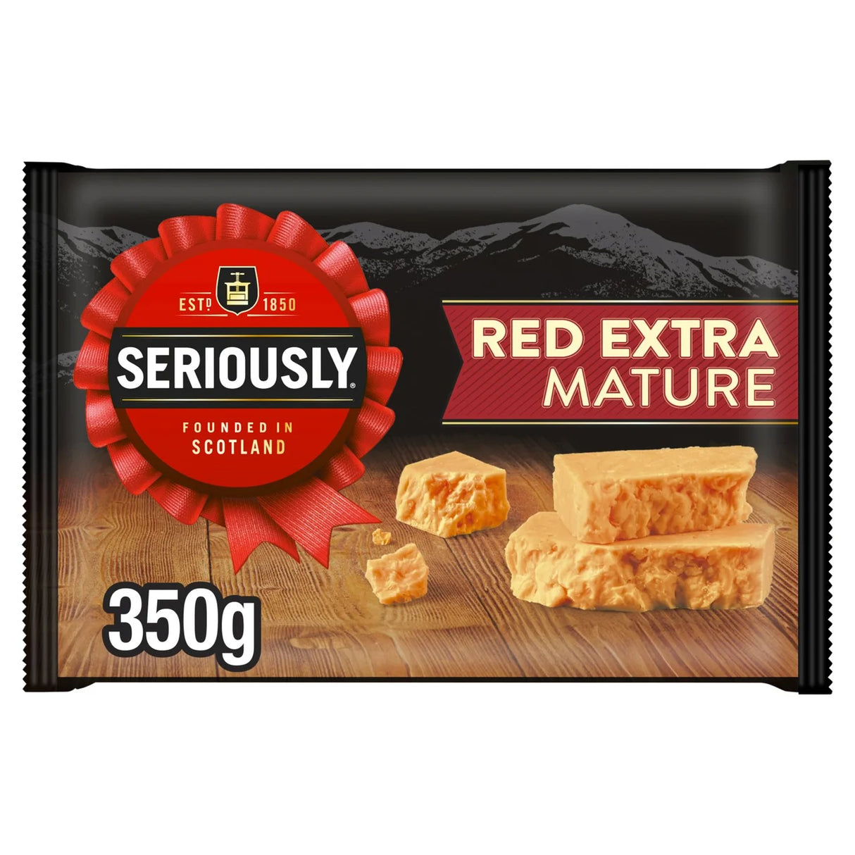 Seriously Strong Original Extra Mature Red Cheddar 350g
