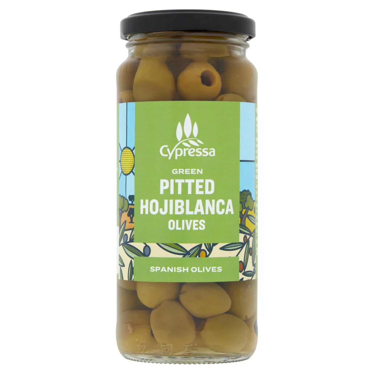 Cypressa Green Pitted Olives 340g