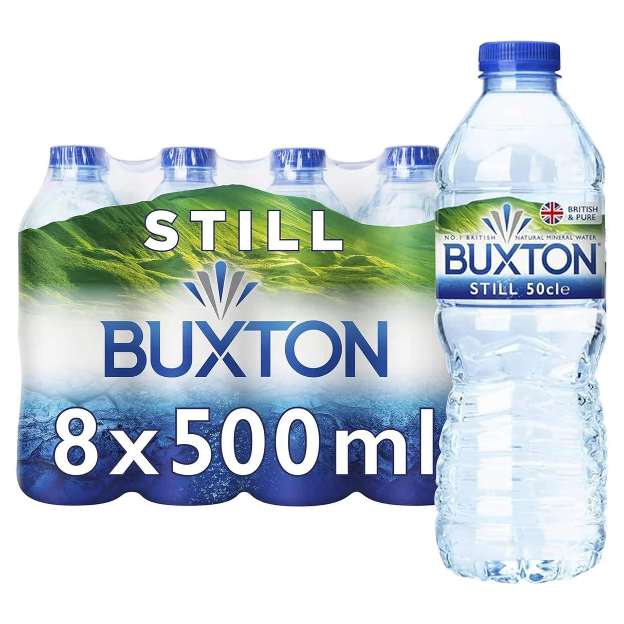 Buxton Still Natural Mineral Water 8 x 500ml