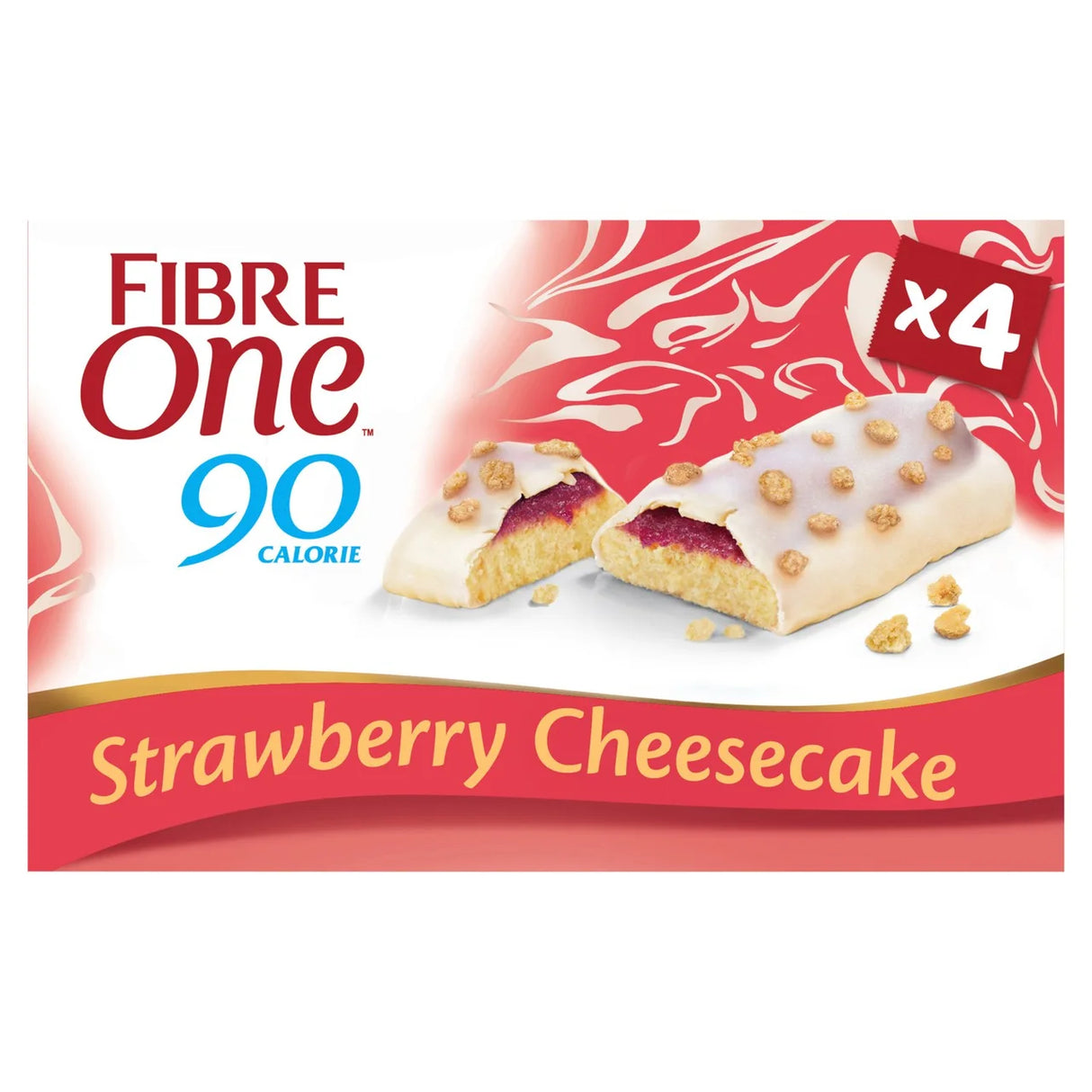 Fibre One Strawberry Cheesecake Snack Bars 4 x 25g