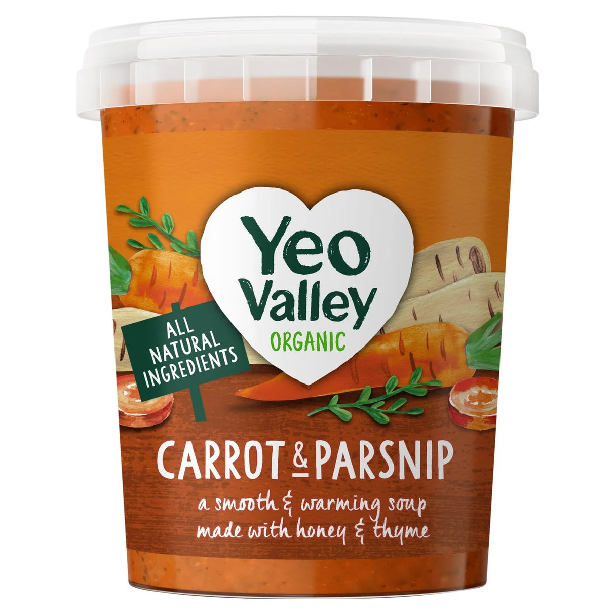 Yeo Valley Organic Carrot, Parsnip & Thyme Soup 400g