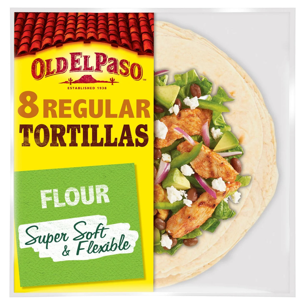 Old El Paso Flour Tortillas Wraps 326g