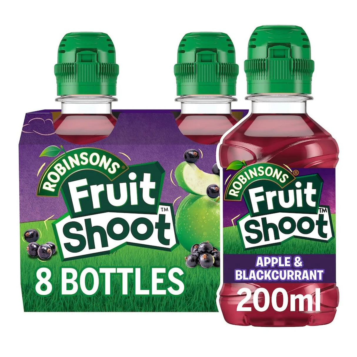 Fruit Shoot Apple & Blackcurrant Kids Juice Drink 8 x 200ml