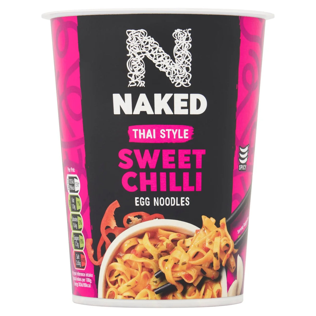 Naked Noodle Thai Style Sweet Chilli Pot Snack 78g