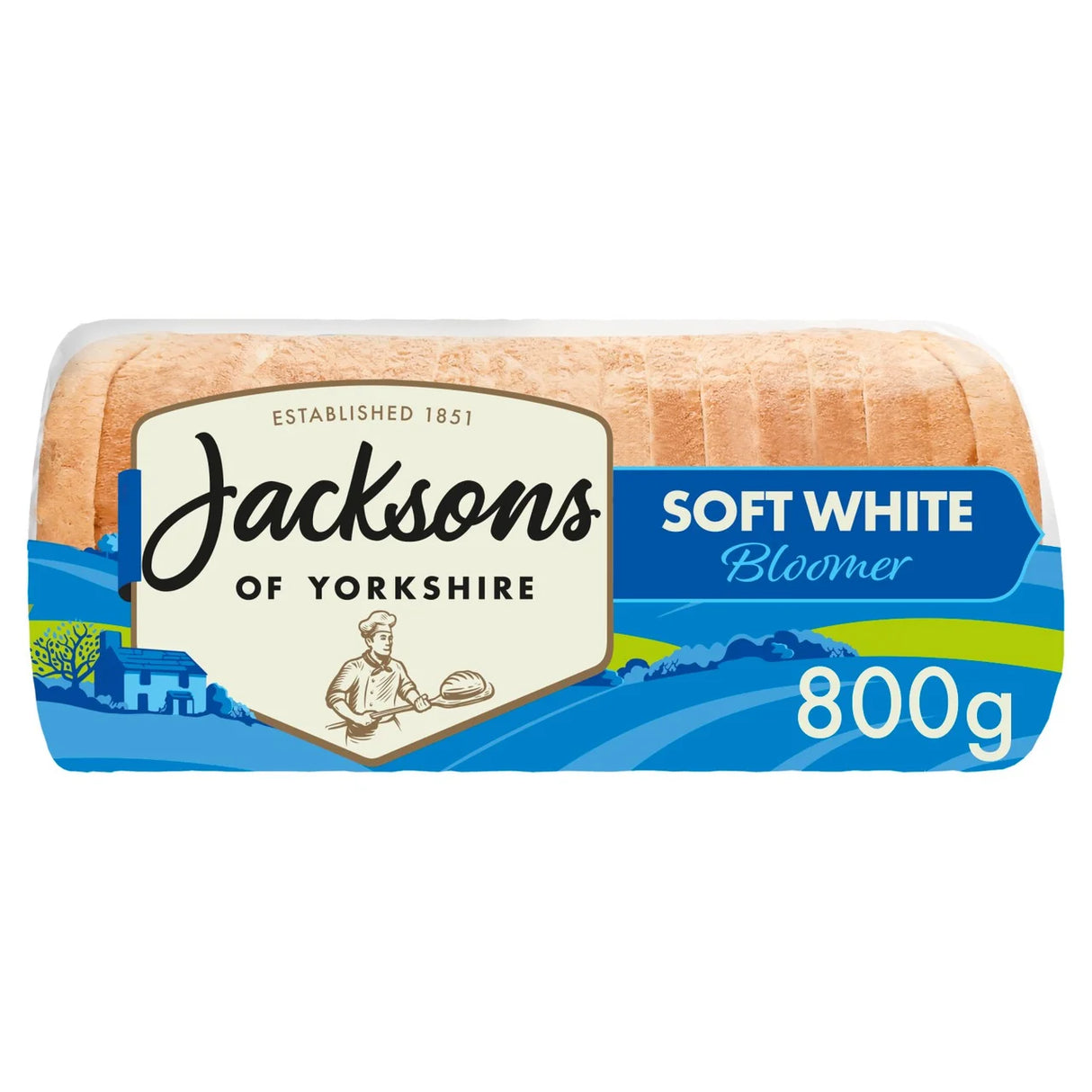 Jacksons of Yorkshire Soft White Bloomer 800g