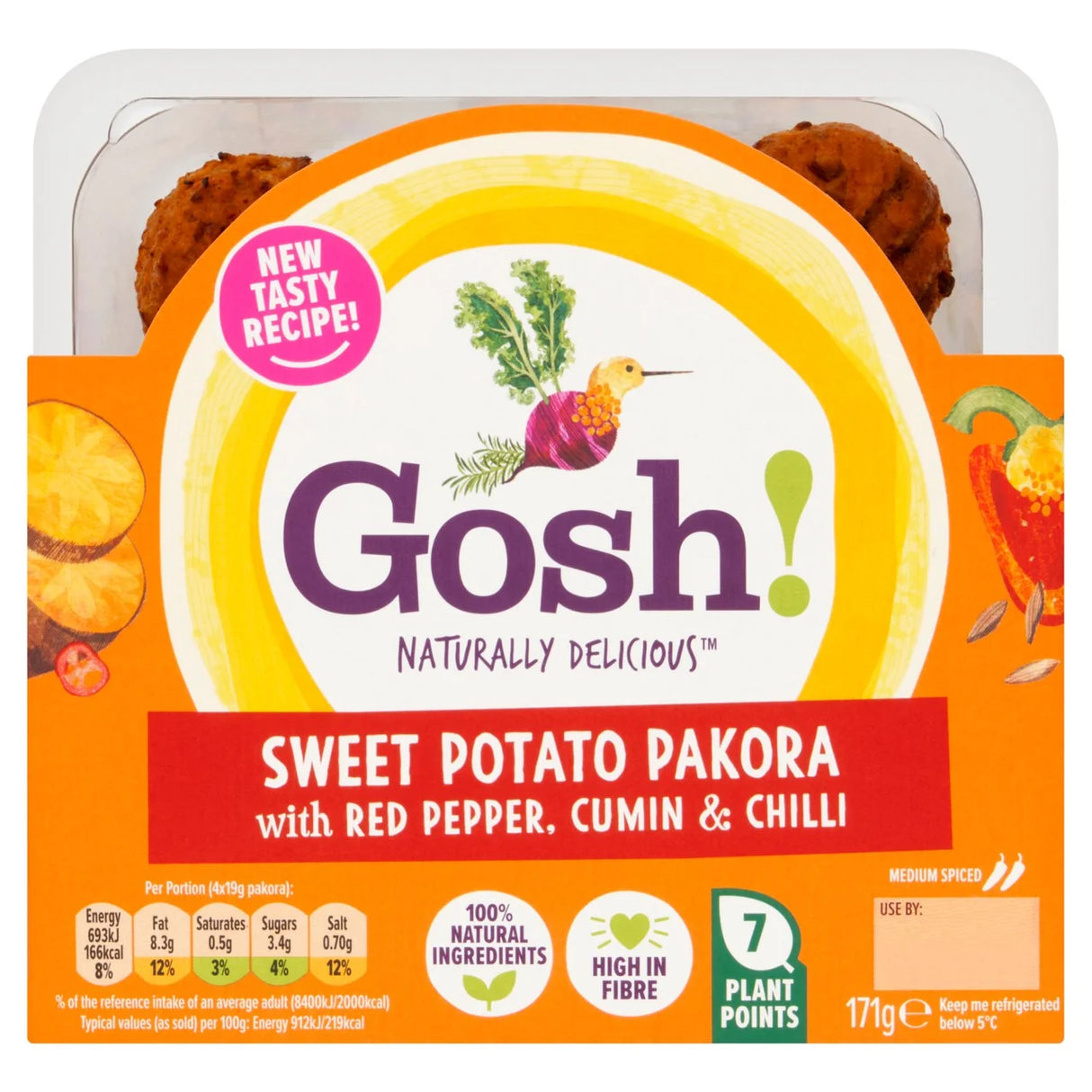 Gosh! Sweet Potato Pakora 171g