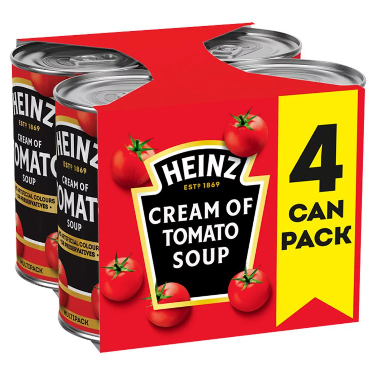 Heinz Classic Cream Of Tomato Soup 4 x 400g