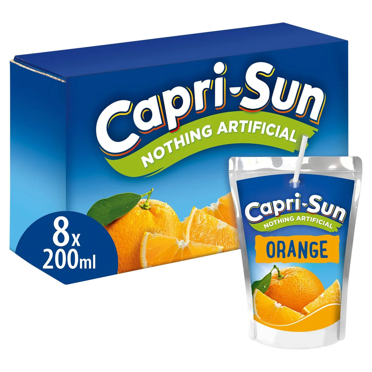 Capri-Sun Orange 8 x 200ml Kids' Juice Drink 8 x 200ml