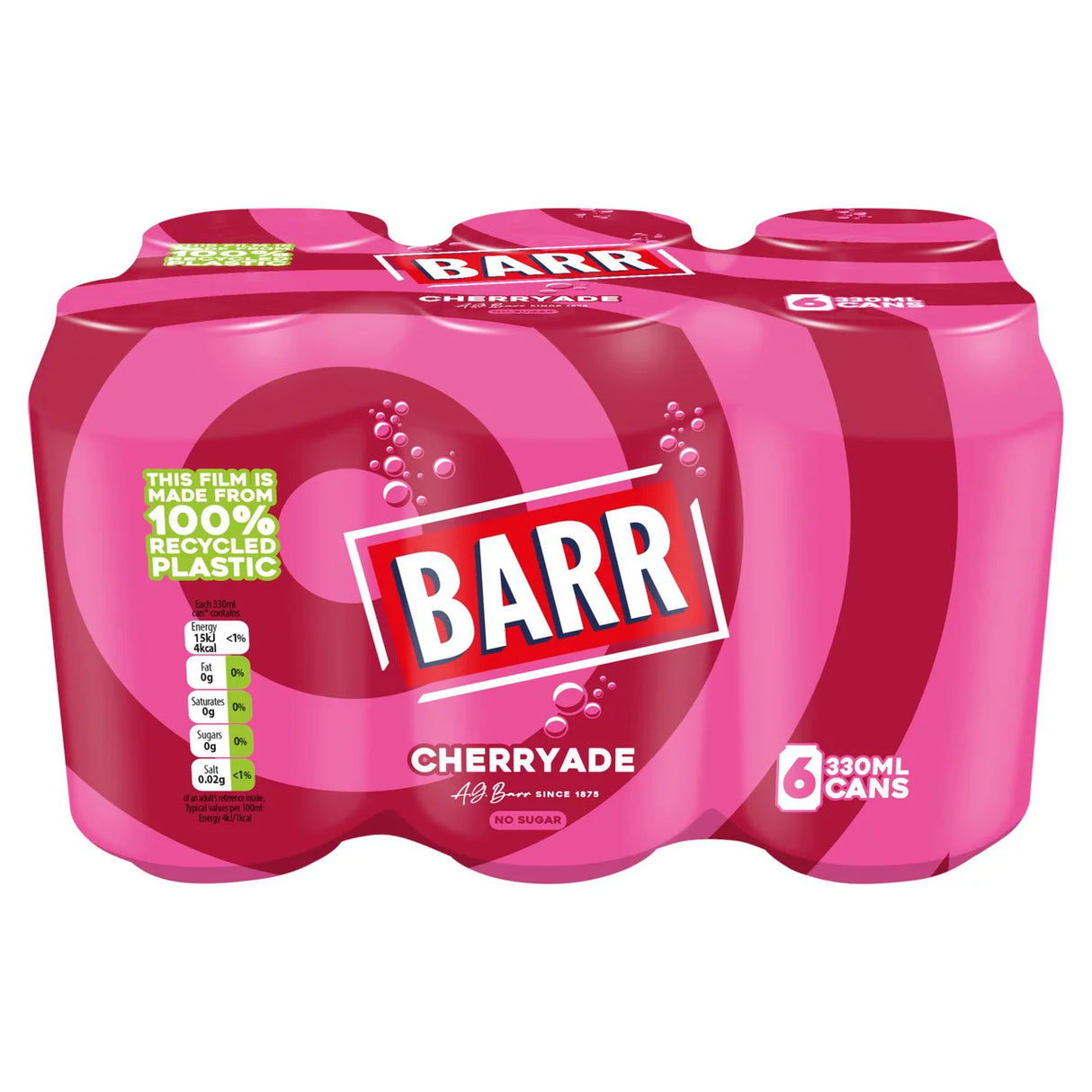 Barr Cherryade Cans 6 x 330ml