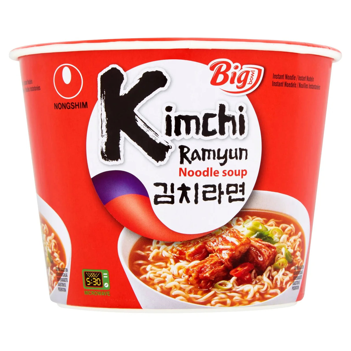 Nong Shim Kimchi Noodles Big Bowl 112g
