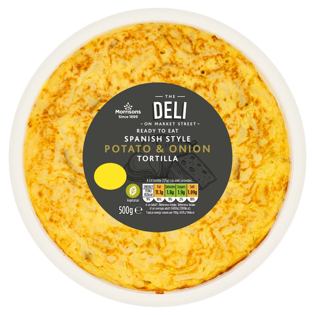 Morrisons Tortilla With Onion 500g