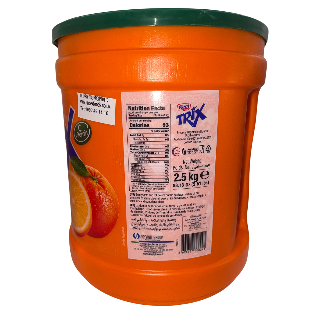 Kent Trix Orange Powdered Drink - 2.5kg