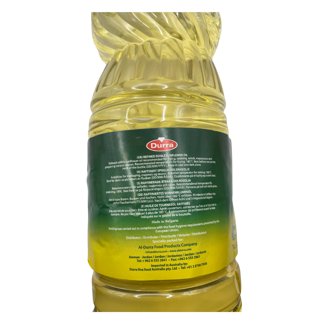 Durra Sunflower Oil 1l - Ingredients