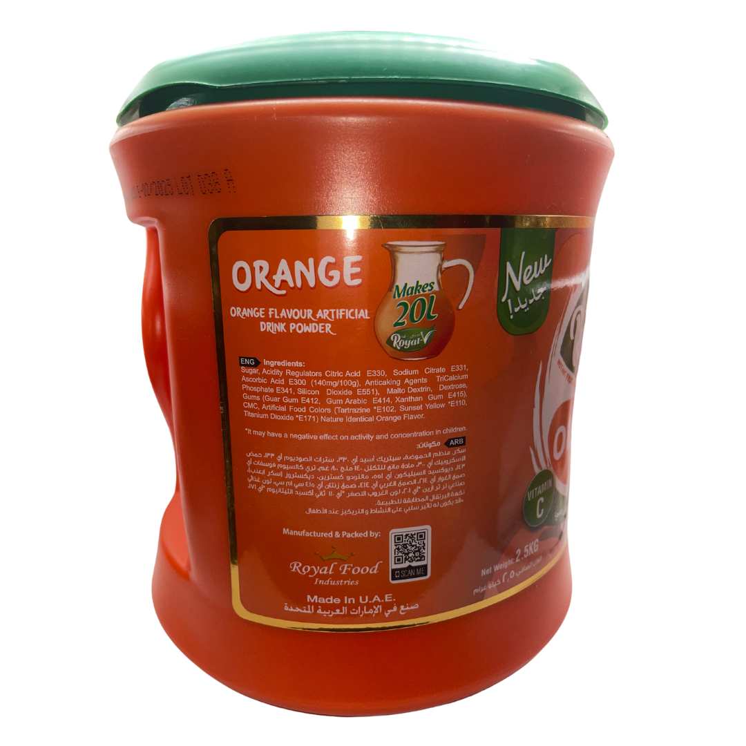 Royal Orange Powdered Drink - 2.5kg