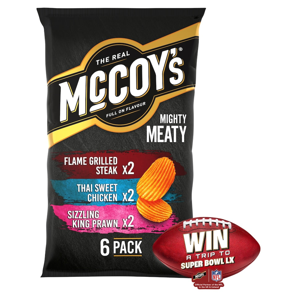 McCoy's Ridge Cut Mighty Meaty 6 x 25g