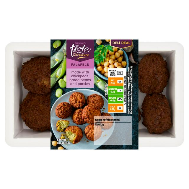 Sainsbury's Falafels Summer Edition, Taste the Difference 144g