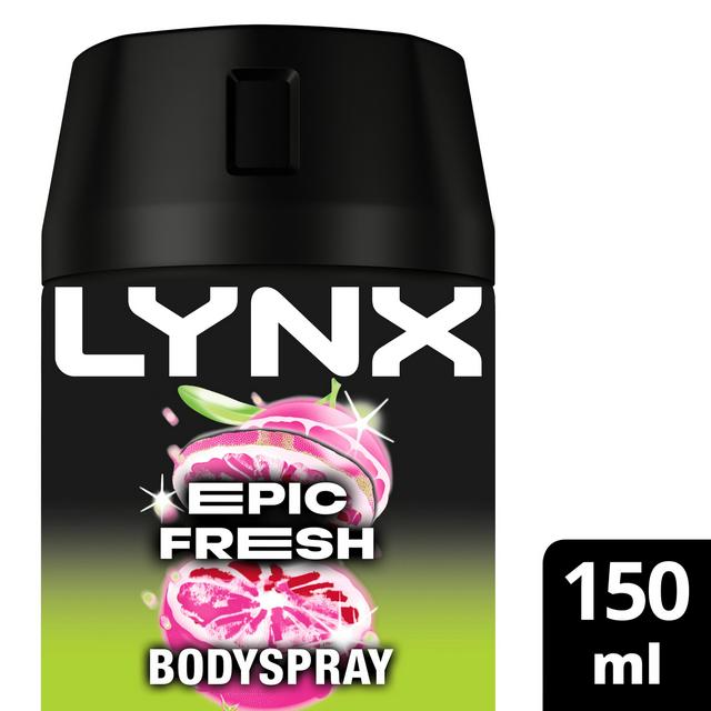 Lynx Epic Fresh Grapefruit & Pineapple Scent Body Spray For Men 150 Ml